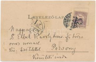 1902 Kárpátaljai zsidó típusok. Bertsik Emil tulajdona, Munkács / Transcarpathian Jewish types. Publ...