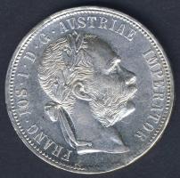 Ausztria 1879. 1FL Ag T:2/3+ ph. Tanúsítvánnyal!