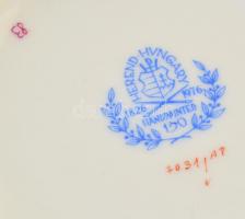 Herendi Apponyi mintás váza, kézzel festett, jelzett, apró kopásnyomokkal, m: 24 cm