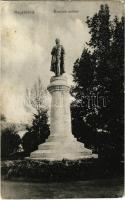 1916 Nagykároly, Carei; Kossuth szobor. Kiadja Csókás László / statue, monument (fl)