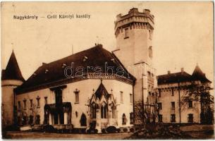 1916 Nagykároly, Carei; Gróf Károlyi kastély / castle (EK)