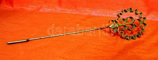 Fémből készült (kékfestő?) nyomó-minta