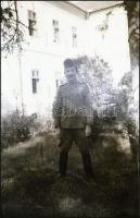 1945 előtti katonai fotók és/vagy negatívok és/vagy diapozitívok vegyes tétele, különböző helyszínek...