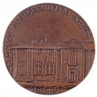 Tóth Sándor (1933-) 1978. "Manninger Rezső / Országos Állategészségügyi Intézet" Br érem (...