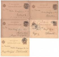 32 db (teljes sorozat) 1898-as és 1899-es Ezredéves Kiállítás művészlap barna 2 Kr Ga. díjjegyes lap...