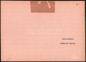 cca 1977 Gebhardt György (1910-1993) budapesti fotóművész hagyatékából feliratozott, vintage fotóműv...