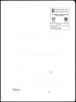 cca 1985 Menesdorfer Lajos (1941-2005) budapesti fotóművész hagyatékából, 2 db pecséttel jelzett, vi...