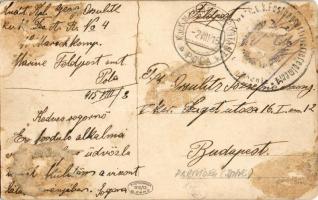 1915 Pola, Pula; Monumento ad Elisabetta / Elisabethmonument / Erzsébet királyné (Sisi) szobor, mögö...