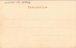 Komárom, Komárno; Klapka tér és szobor, Városháza. Kiadja Spitzer Sándor / square, statue, town hall...