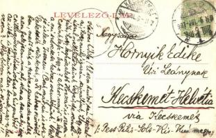 1907 Arad, Evangélikus templom. W.L. 490. / church (EK)