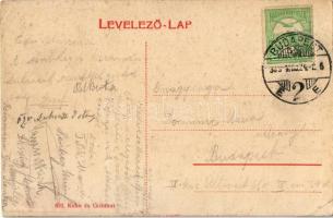 Budapest XII. Svábhegy, Városkúti megálló fogaskerekűvel. Kohn és Grünhut 891. (megerősített sarkak ...