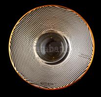 Kosta Boda mécsestartó, formába öntött, kézzel festett, jelzett, hibátlan, d: 12,5 cm