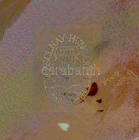 Zsolnay eozin mázas kislány korsóval, jelzett, hibátlan, m: 7 cm