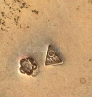 Szecessziós ezüst (Ag.) keresztelőpohár, jelzett, m: 7,5 cm, nettó 71,7 g