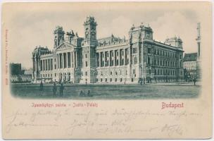 1899 (Vorläufer!) Budapest V. Igazságügyi palota. Stengel & Co. Emb.