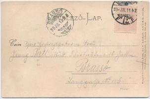 1899 (Vorläufer!) Budapest V. Igazságügyi palota. Stengel & Co. Emb