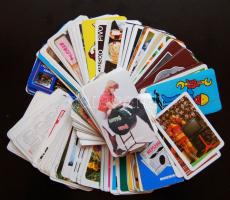 cca 1970-1990 kb 180 db kártyanaptár