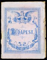 cca 1910 Budapest, leporelló. Bp., Eisler G. kiadása.Fekete-fehér fotókkal Budapestről. Közte Várker...