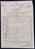 cca 1900-1930 Gimnáziumi tanár okmányai. 17 db irat