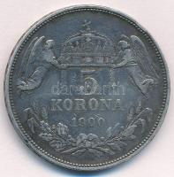 1900KB 5K Ag "Ferenc József" T:2- Adamo K7