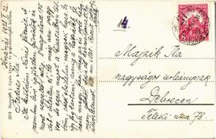 1928 Hajdúnánás, Piac tér árusokkal, Járásbíróság. Horovitz J. Gyula kiadása