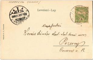 1905 Késmárk, Kezmarok; Thököly vár. Kiadja Schmidt R. C. / castle (EK)