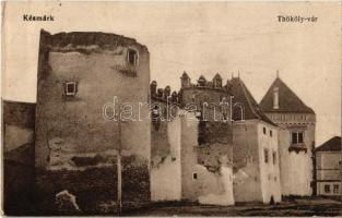 1917 Késmárk, Kezmarok; Thököly vár / castle (EK)
