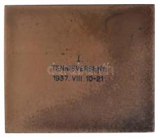 Ligeti Miklós (1871-1944) ~1936. "Pesti Magyar Kereskedelmi Bank T.S.E. 1911-1936 / I. Tennisve...