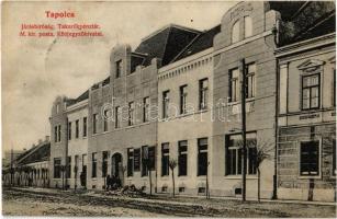 1909 Tapolca, Járásbíróság, Takarékpénztár, M. kir. posta, közjegyzőhivatal