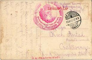 1915 Zalaegerszeg, Törvényház + "A Magyar Szent Korona Országának Vörös-Kereszt Egyletének Zala...