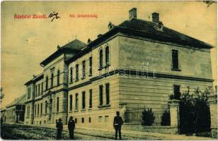 1908 Zirc, Királyi Járásbíróság. W.L. 2795.