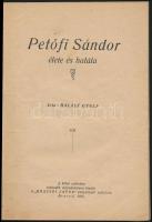 Halász Gyula: Petőfi Sándor élete és halála. Brassó, 1922, Brassói Lapok. Javított papírkötésben, eg...