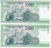 2007. 200Ft "FC" (2x) sorszámkövetők T:I
Adamo F53G2