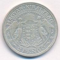 1936. 2P Ag "Madonna" T:2,2- Adamo P7