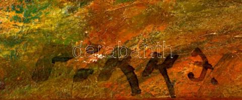 Pirk jelzéssel: Utca részlet. Olaj, vászon, keretben,  48×35 cm