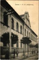 1915 Losonc, Lucenec; M. kir. Járásbíróság. Greiner Simon kiadása / county court (EK)