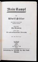 Adolf Hitler: Mein Kampf. Zwei Bände in einem Band. Ungekürzte Aufgabe. München, 1938, Zentralverlag...