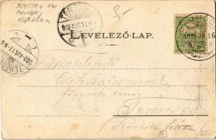 1902 Bajmóc, Bojnice; Gróf Pálffy kastély, várkastély. Kiadja Gubits B. Privigyén / Bojnicky zámok /...