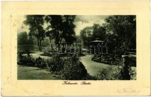 1910 Kolozsvár, Cluj; Sétatér. W. L. Bp. 6368. / park, promenade (fl)