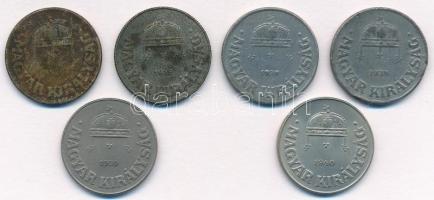 1926-1940. 50f Cu-Ni (6x) T:1-,2,3
Adamo P5