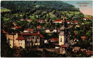 1912 Selmecbánya, Schemnitz, Banská Stiavnica; Óvár. Joerges / castle