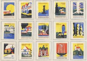 1213 darabos csehszlovák gyufacímke gyűjtemény