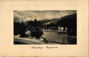 1910 Selmecbánya, Schemnitz, Banská Stiavnica; Rossgrundi tó. Joerges / lake