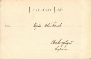 1901 Tátra, Magas Tátra, Vysoké Tatry; Békás-tó és Tengerszem-csúcs / Froschsee, Meeraugenspitze / R...