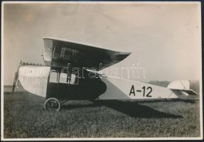 cca 1919 2 repülőt ábrázoló 3 fotó 18x12 cm