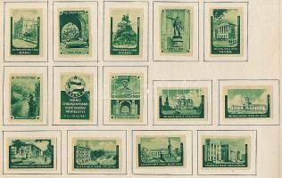 1056 darabos cseh gyufacímke gyűjtemény