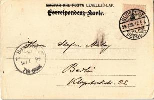 1899 (Vorläufer!) Husaren auf der Winterreitschule / K.u.K. (Austro-Hungarian) cavalrymen in the win...