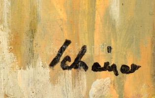 Schéner jelzéssel: Száradó mézeskalácsok, olaj, vászon-karton, 46×38 cm