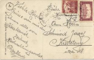 Kecskemét, Rákóczi út, zsinagóga, piac, lovaskocsik. üzlet