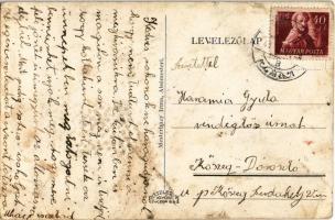 Alsómesteri (Mesteri), Hősök szobra, iskola, Mesterházy Irma üzlete és saját kiadása (fl)